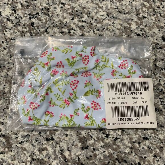 J Crew Curved Waist Cheeky Bikini Bottom in Cloud Meadow Floral bf140 XL - Picture 5 of 8